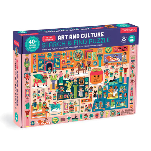 64 Piece Art and Culture Search and Find Puzzle - JKA Toys