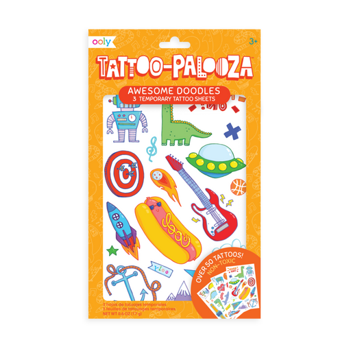 Tattoo-Palooza Awesome Doodles Tattoos - JKA Toys
