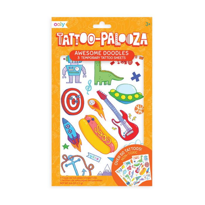 Tattoo-Palooza Awesome Doodles Tattoos - JKA Toys