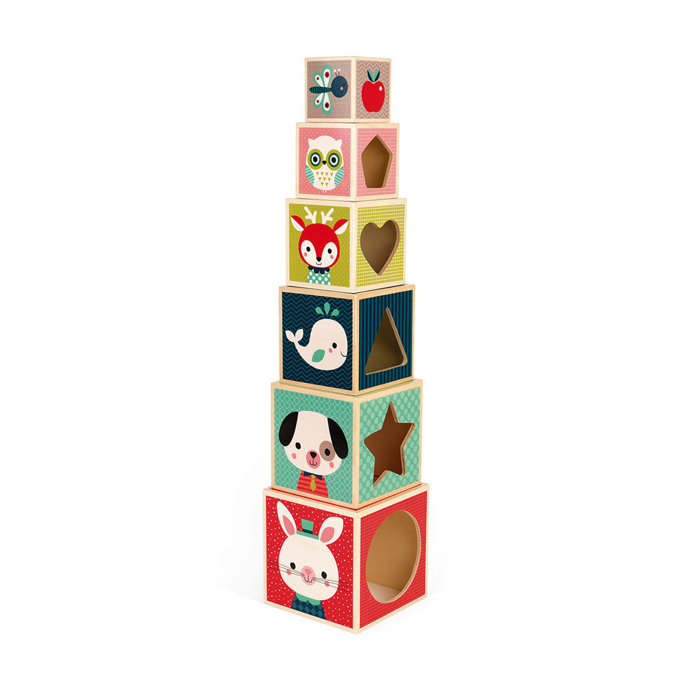 Baby Forest Block Pyramid - JKA Toys