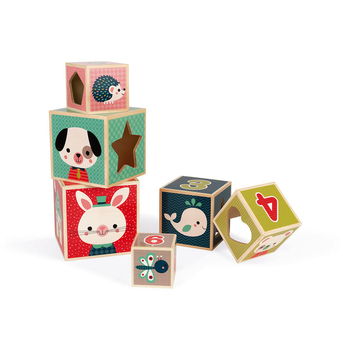 Baby Forest Block Pyramid - JKA Toys