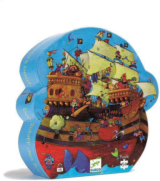 54 Piece Barbarossa’s Boat Silhouette Puzzle - JKA Toys