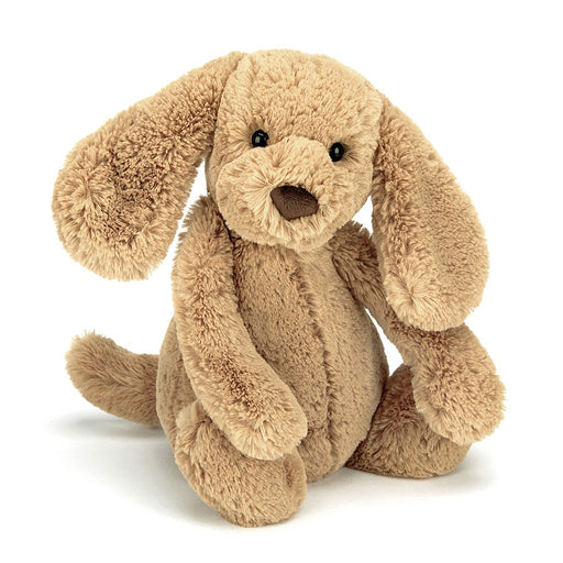 Medium Bashful Toffee Puppy Plush - JKA Toys