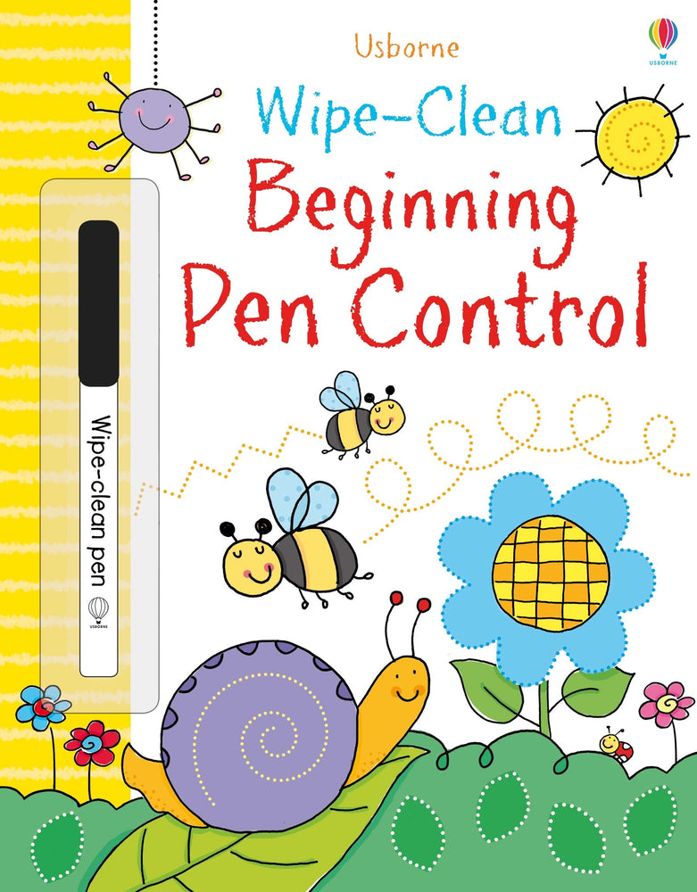Wipe-Clean Beginning Pen Control - JKA Toys
