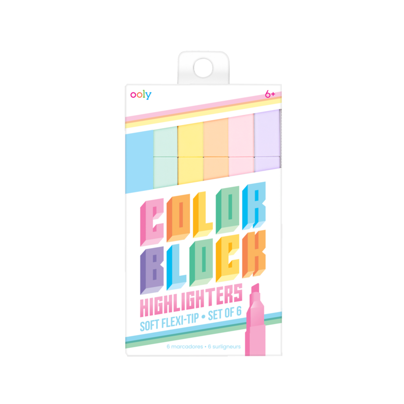 Color Block Highlighters - JKA Toys