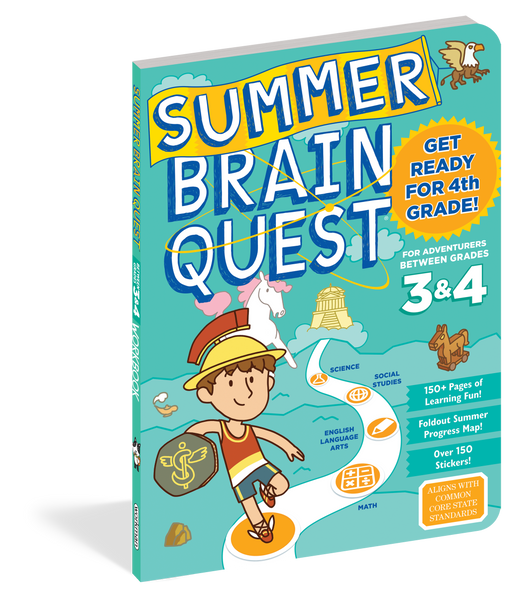 Summer Brain Quest: Between Grades 3 & 4 - JKA Toys