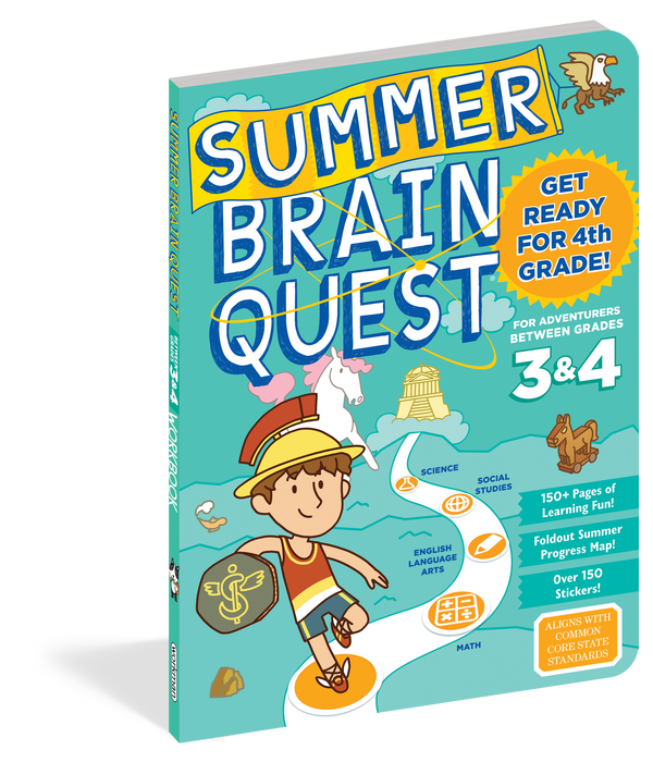 Summer Brain Quest: Between Grades 3 & 4 - JKA Toys