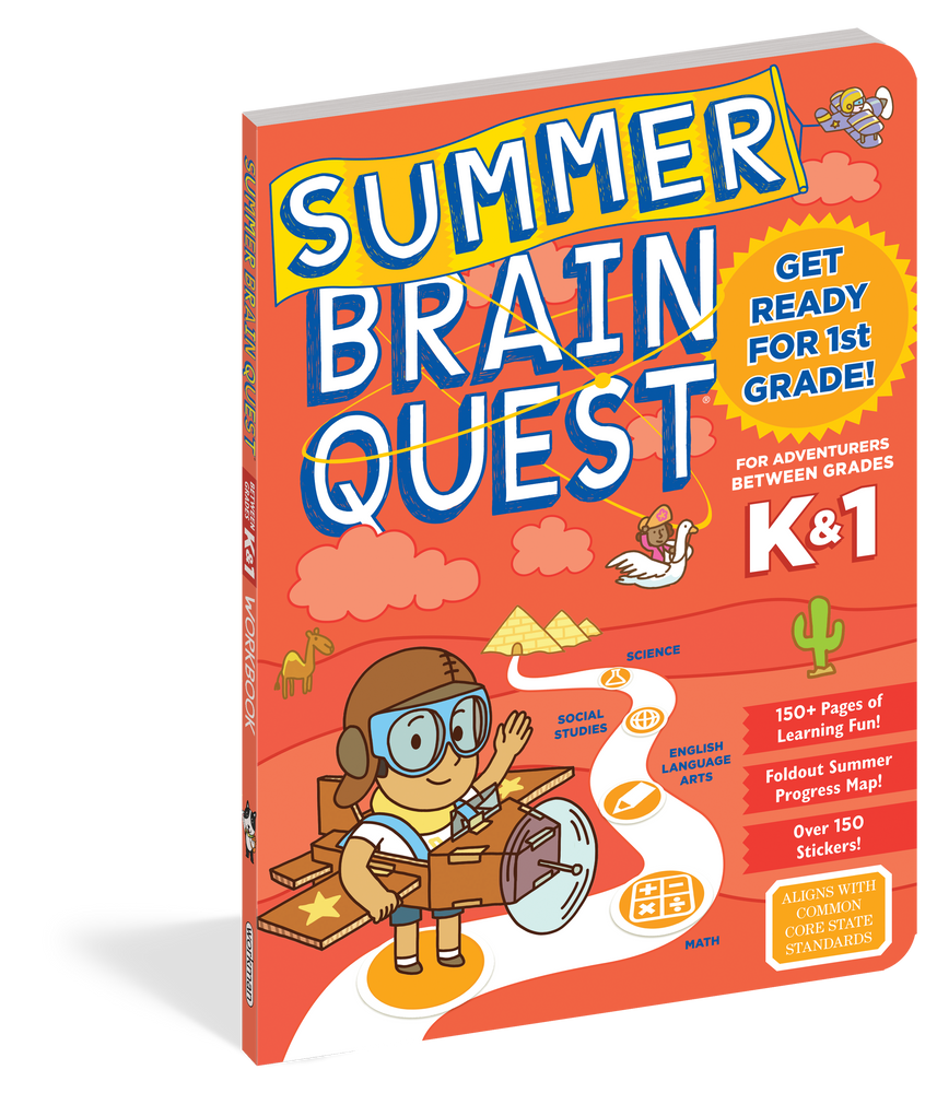 Summer Brain Quest: Between Grades K & 1 - JKA Toys