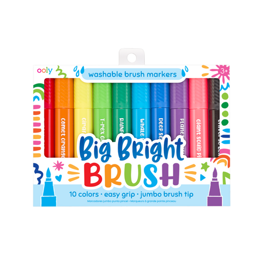 Big Bright Brush Markers - JKA Toys