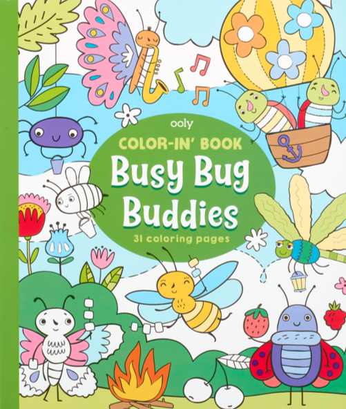 Busy Bug Buddies Coloring Book - JKA Toys