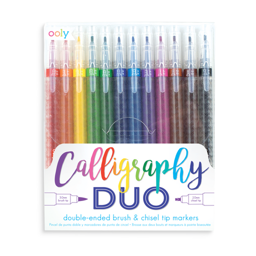 Calligraphy Duo Chisel & Brush Tip Duo Markers - JKA Toys