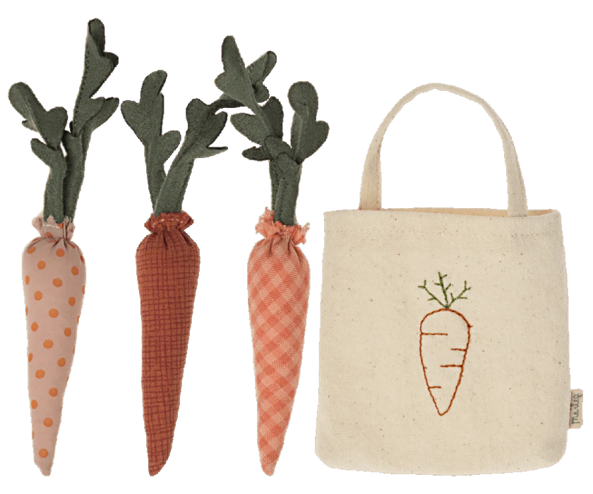 Maileg Carrots in Shopping Bag - JKA Toys