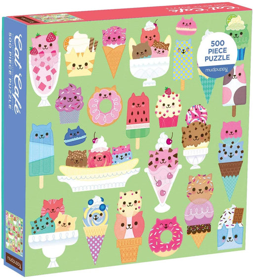 500 Piece Cat Café Puzzle - JKA Toys