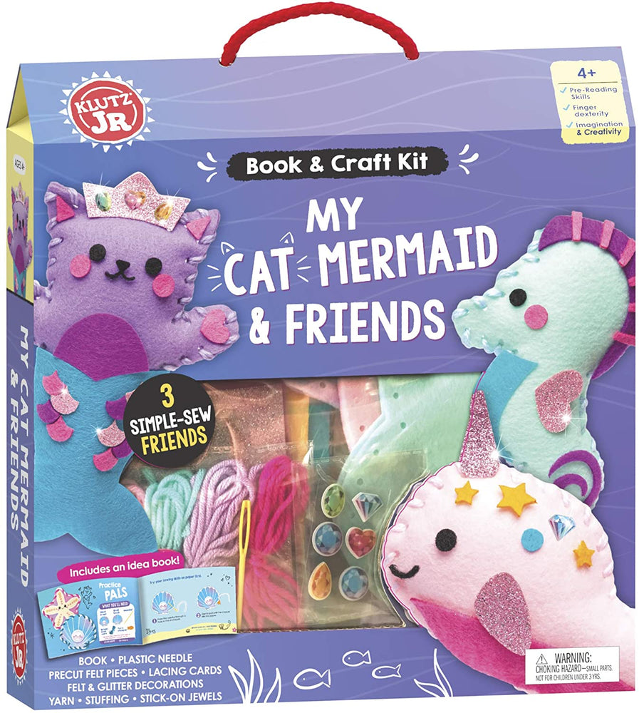 My Cat Mermaid & Friends Sewing Kit - JKA Toys