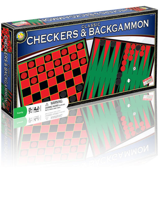 Classic Checkers & Backgammon - JKA Toys