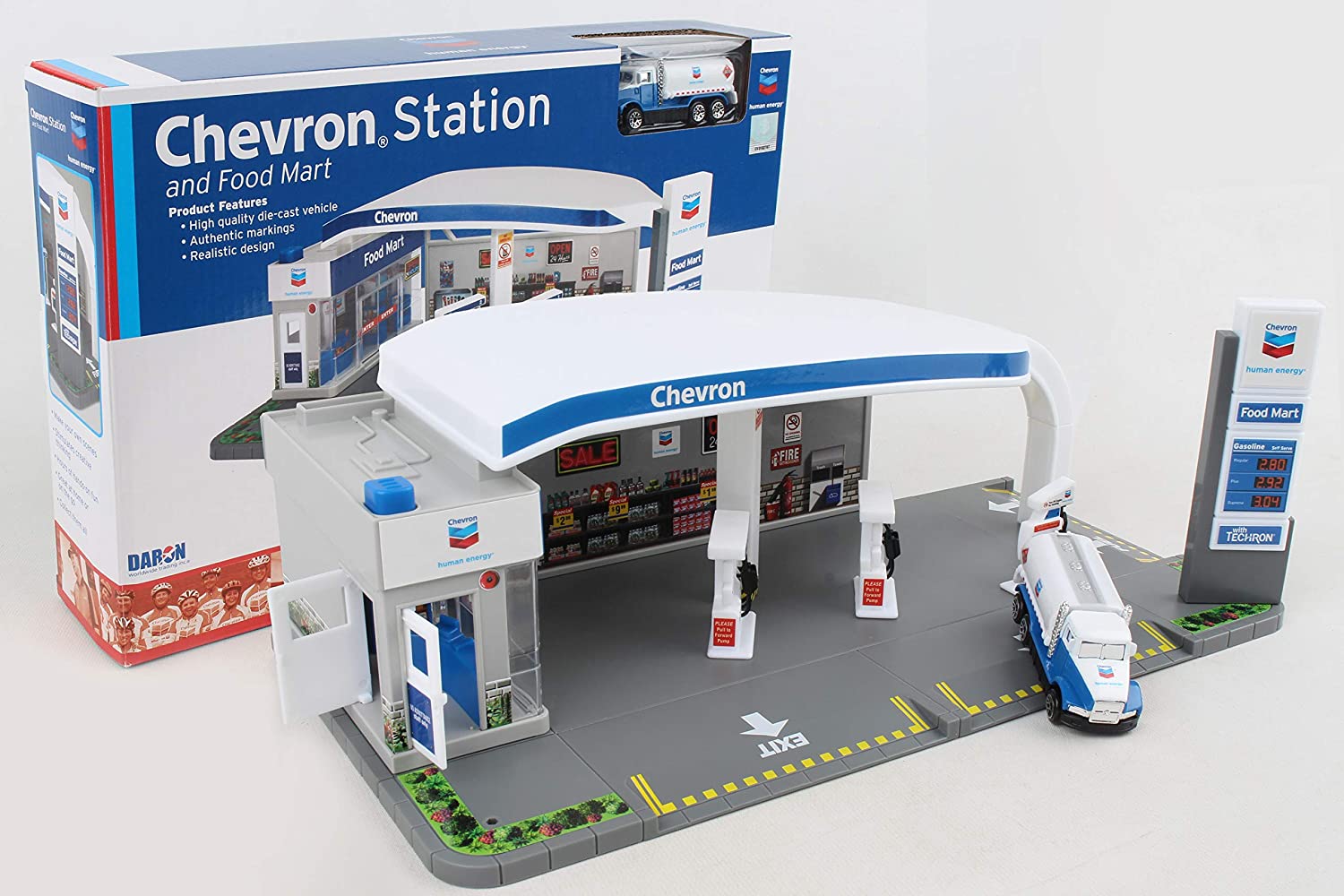 Chevron Gas Station Play Set — Jka Toys