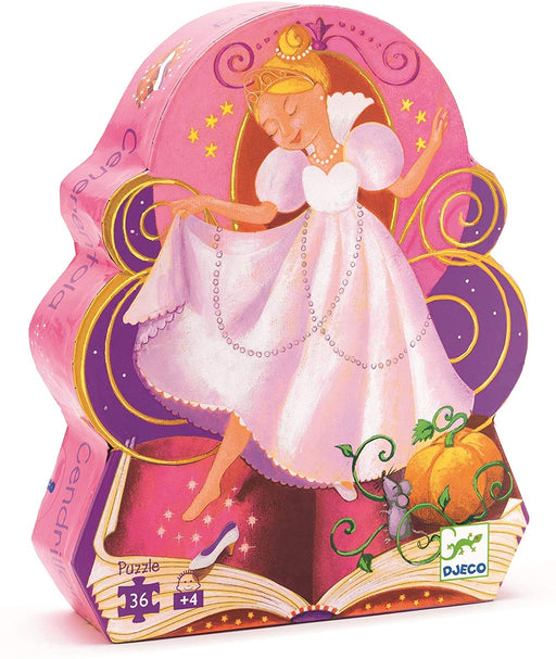 36 Piece Cinderella Silhouette Puzzle - JKA Toys