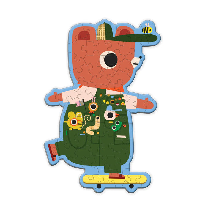 Scratch And Sniff Cinnamon Bear Mini Puzzle - JKA Toys