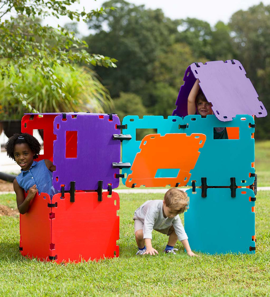 Colorblock Fantasy Build-A-Fort Kit - JKA Toys