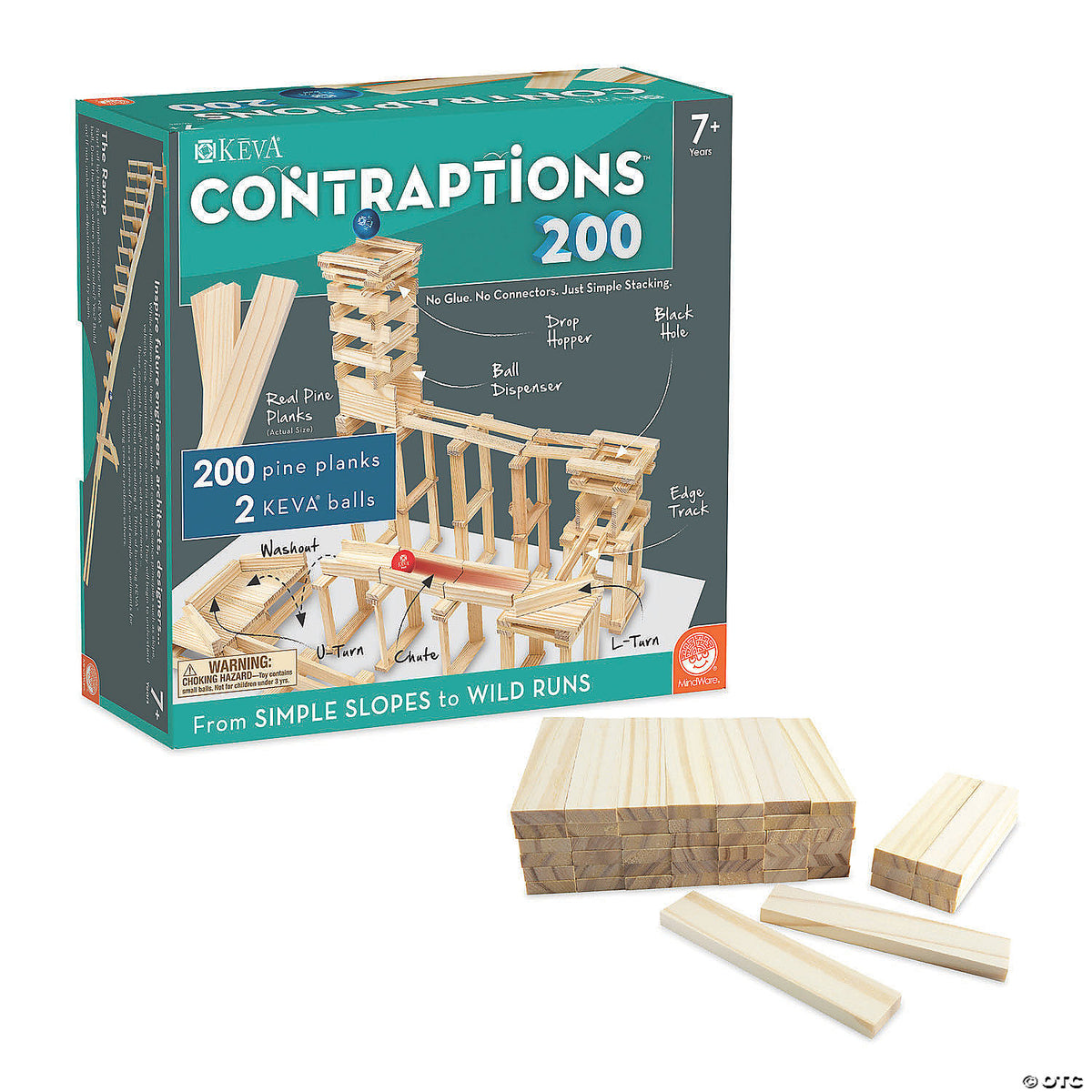 KEVA Contraptions: 200 Plank Set — JKA Toys