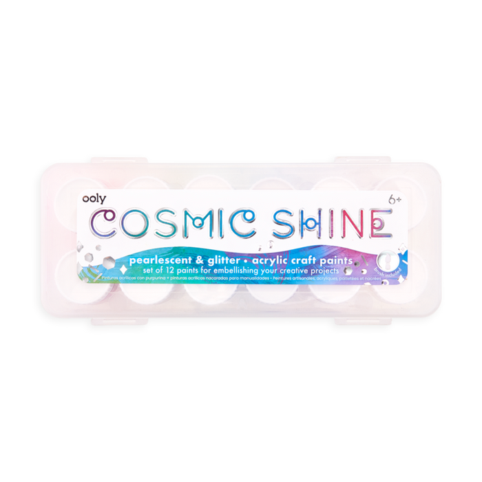 Cosmic Shine Pearlescent & Glitter Acrylic Paints - JKA Toys