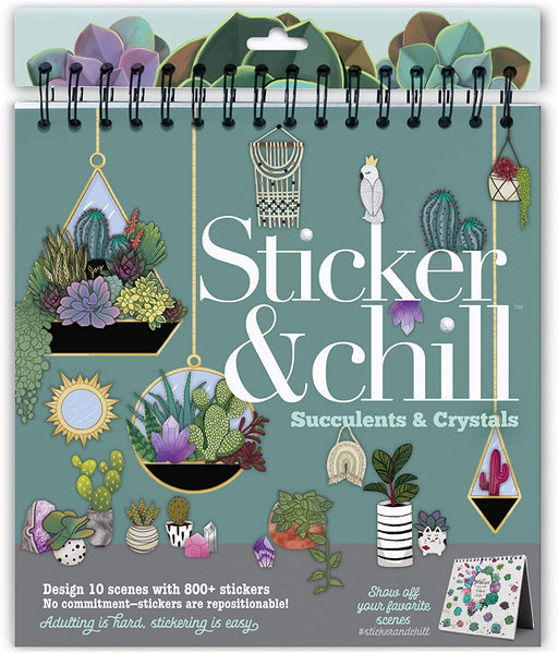 Sticker & Chill: Succulents & Crystals - JKA Toys