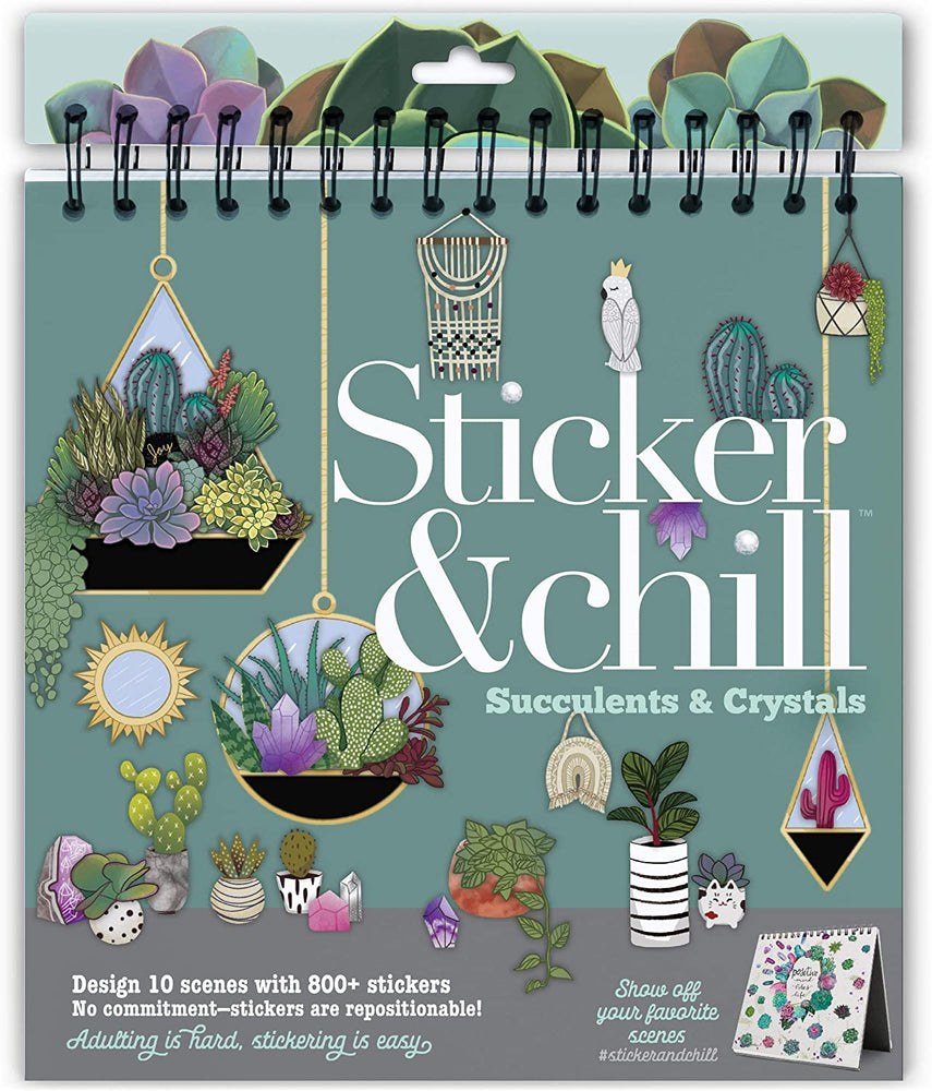 Sticker & Chill: Succulents & Crystals - JKA Toys