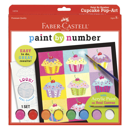 Paint By Number Cupcake Pop Art - JKA Toys