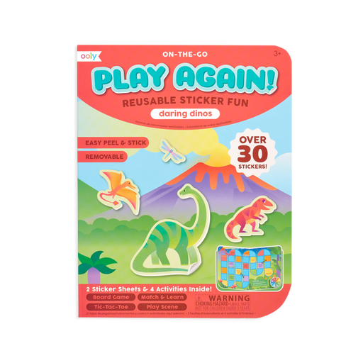 Play Again! Mini On-The-Go Activity Kit - Daring Dinos - JKA Toys