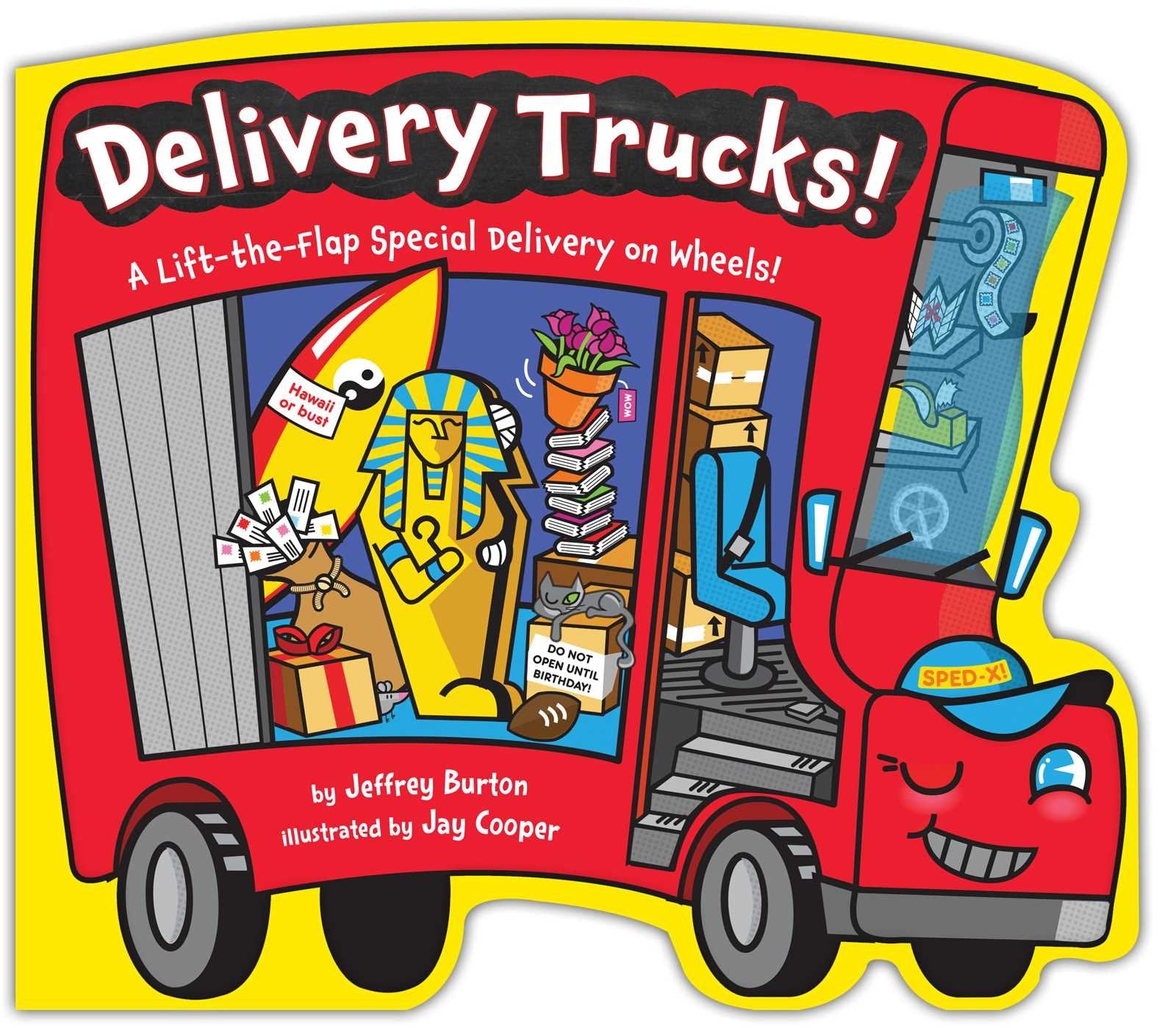 Delivery Trucks! Board Book - JKA Toys