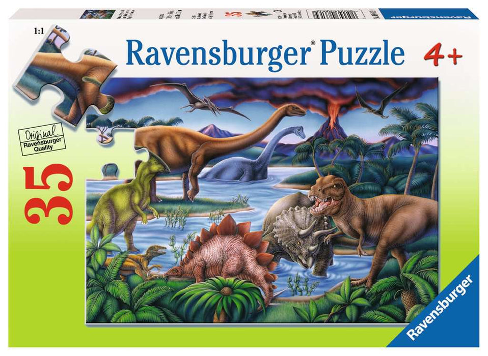 35 Piece Dinosaur Playground Puzzle - JKA Toys