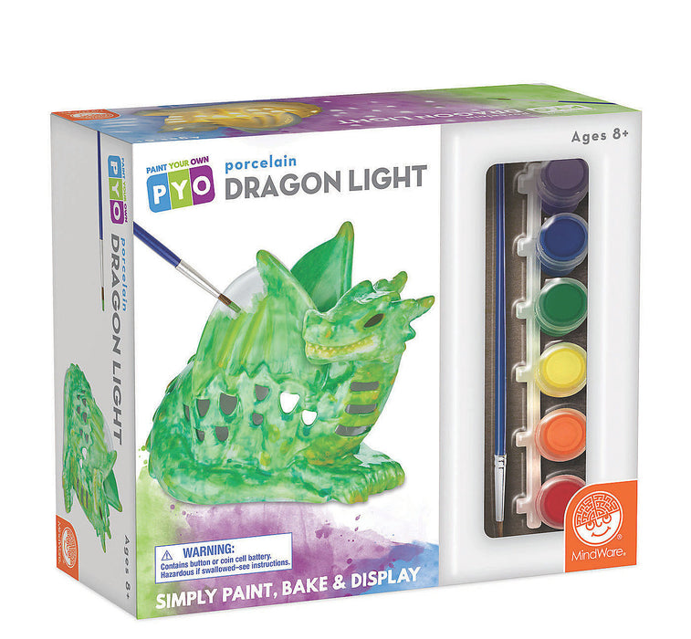 Paint Your Own Porcelain Dragon Light - JKA Toys