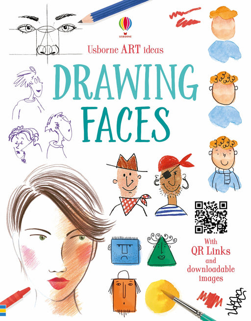 Art Ideas: Drawing Faces Softcover Book - JKA Toys