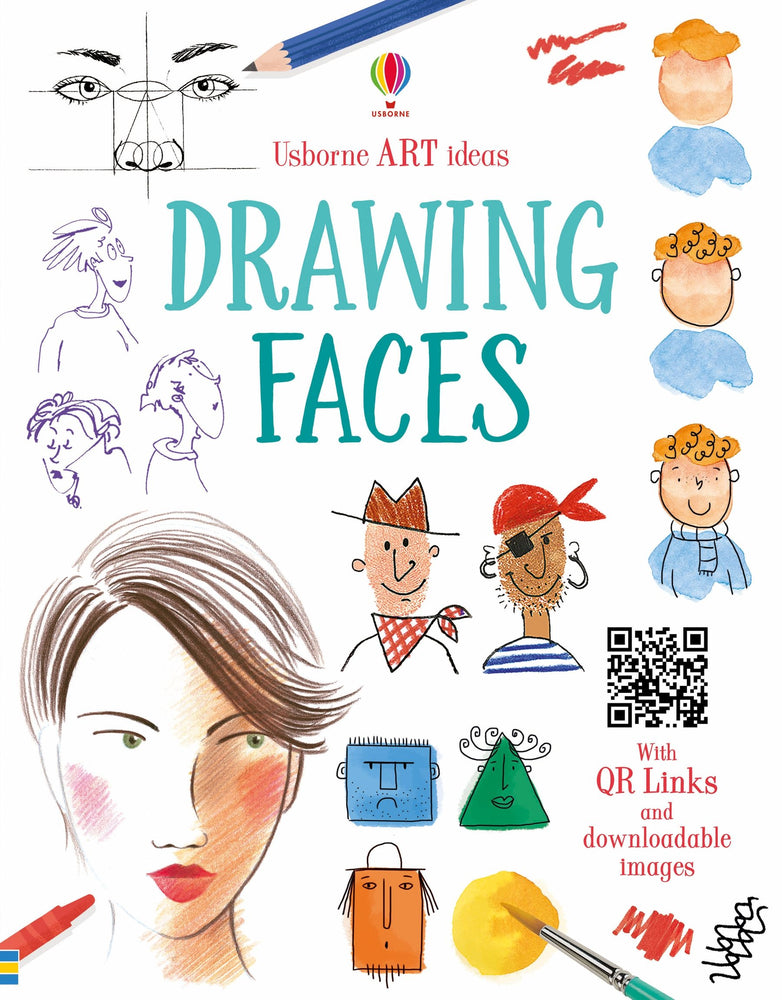 Art Ideas: Drawing Faces Softcover Book - JKA Toys