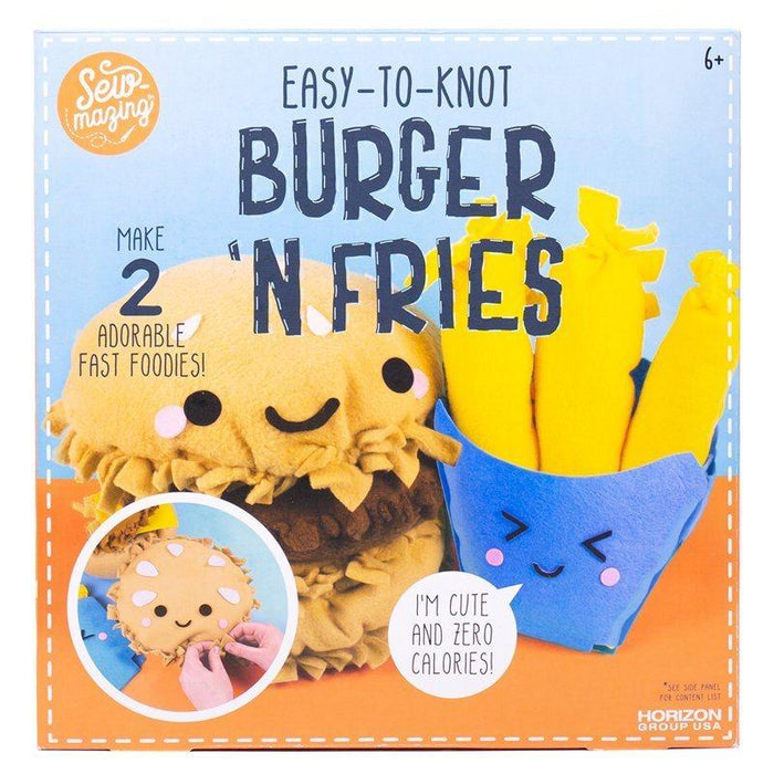 Easy-To-Knot Burger And Fries - JKA Toys