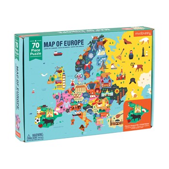 70 Piece Map Of Europe Puzzle - JKA Toys
