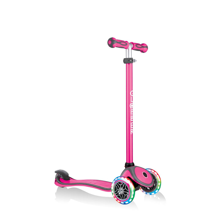 Globber Evo 4 In 1 Pink Scooter with Light Up Wheels - JKA Toys