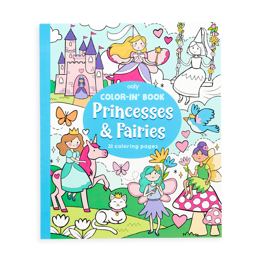 Princesses & Fairies Coloring Book - JKA Toys