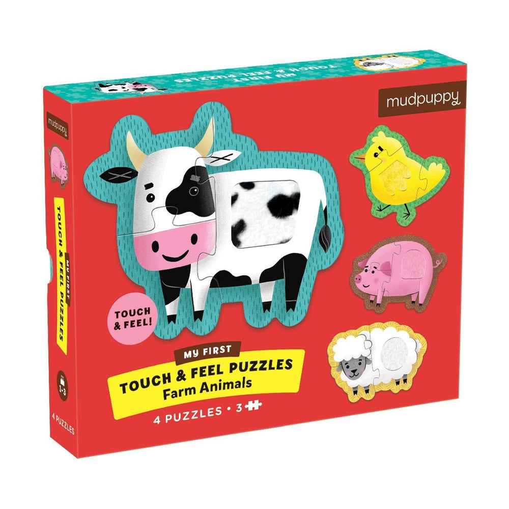 Farm Animals Touch & Feel Puzzles - JKA Toys