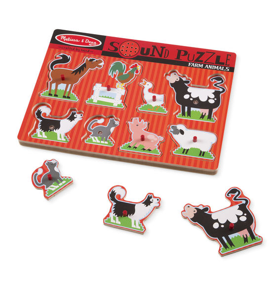 Farm Animals Sound Puzzle - JKA Toys