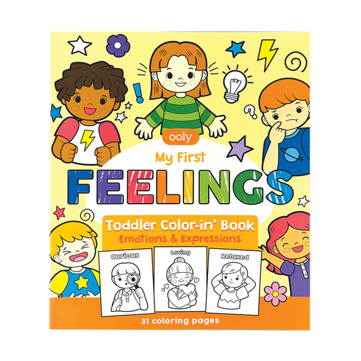 My First Feelings Color-in’ Book - JKA Toys