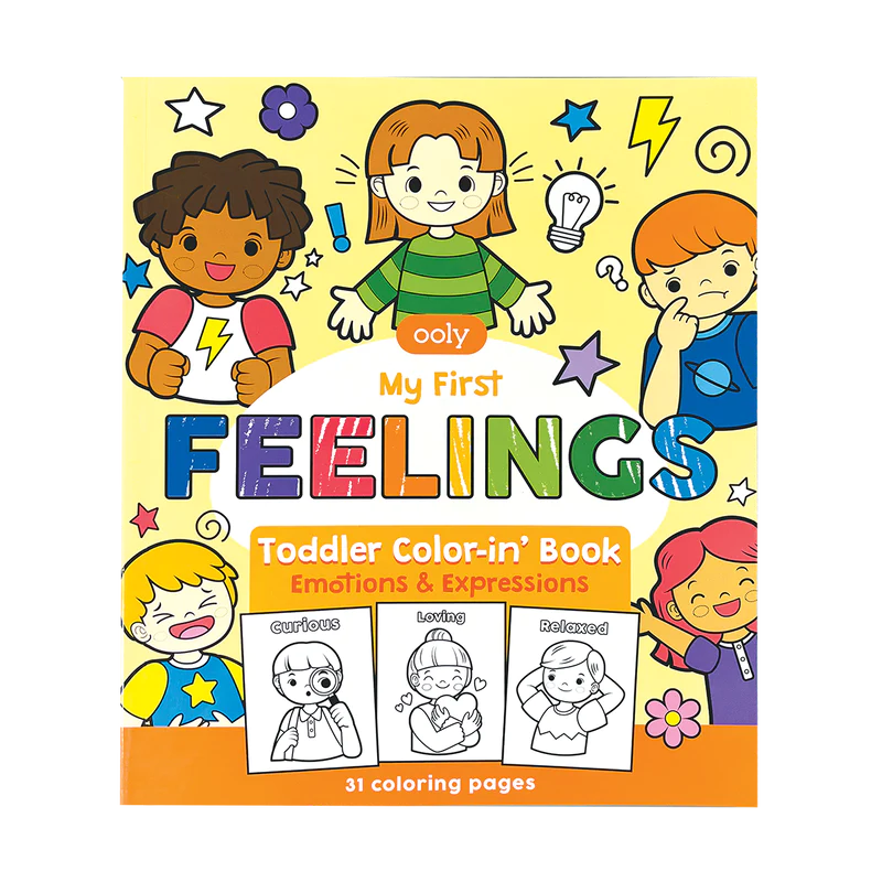 My First Feelings Color-in’ Book - JKA Toys
