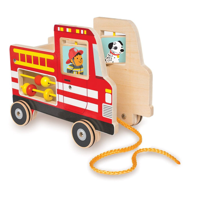 Fire Truck Pull Toy - JKA Toys