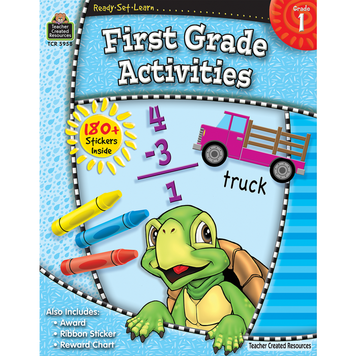 First Grade Activity Kit Ready Set Learn Workbook: First Grade Activities — JKA Toys