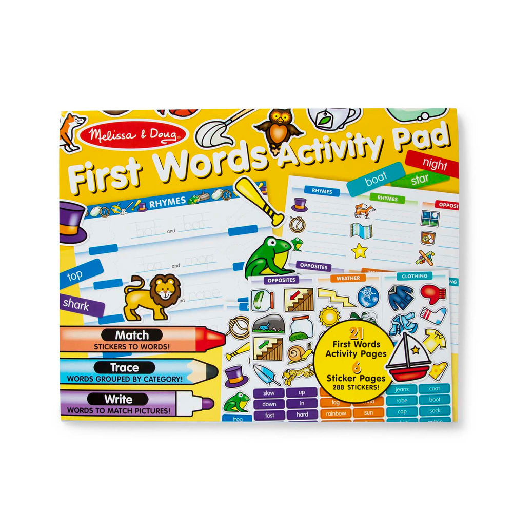 First Words Activity Pad - JKA Toys