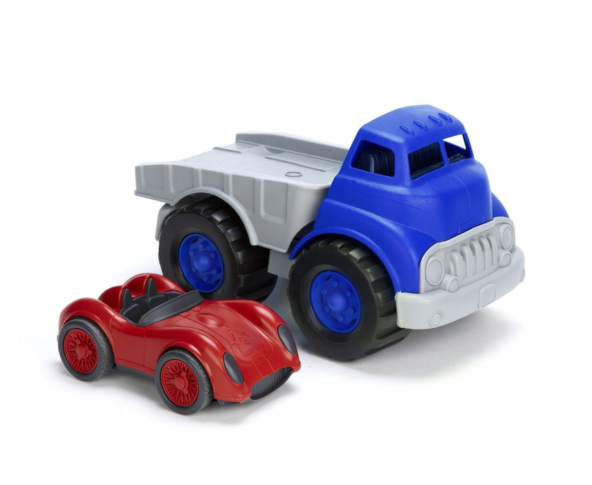 Flatbed Truck and Race Car - JKA Toys