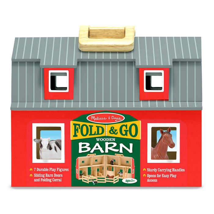 Wooden Fold & Go Barn - JKA Toys
