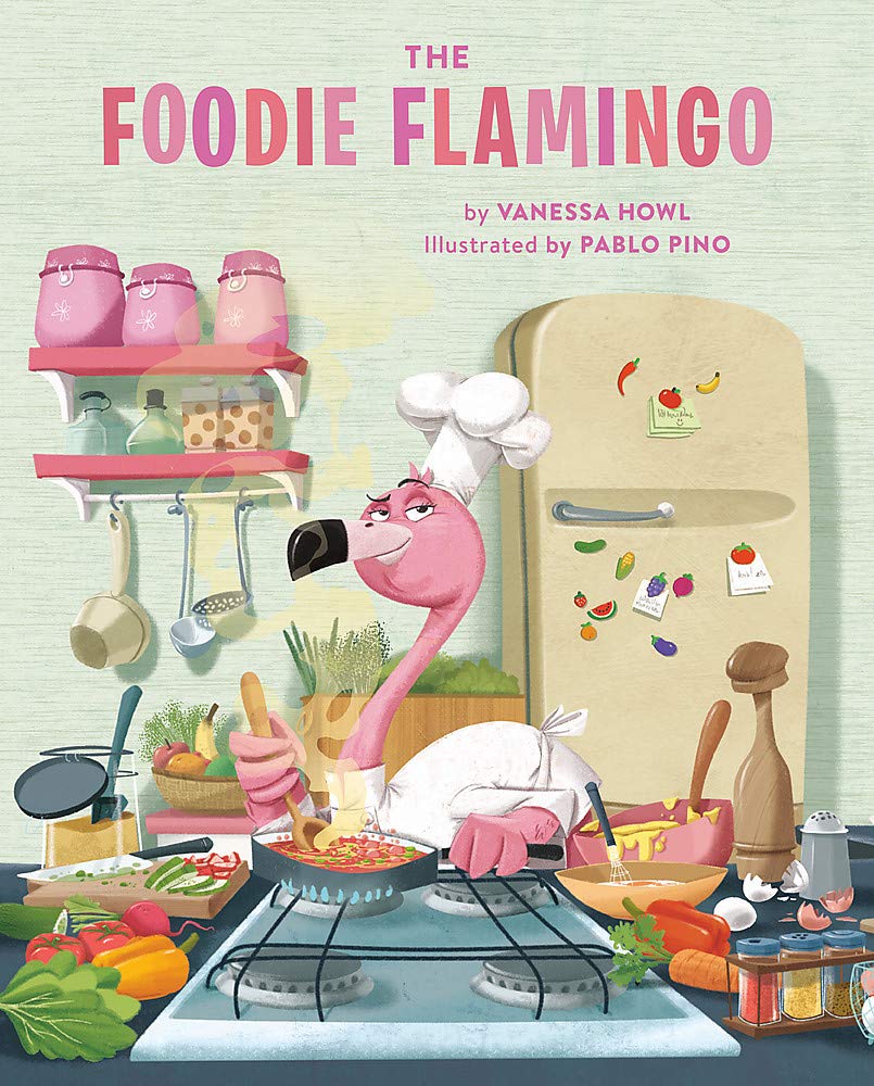 The Foodie Flamingo Hardcover Book - JKA Toys