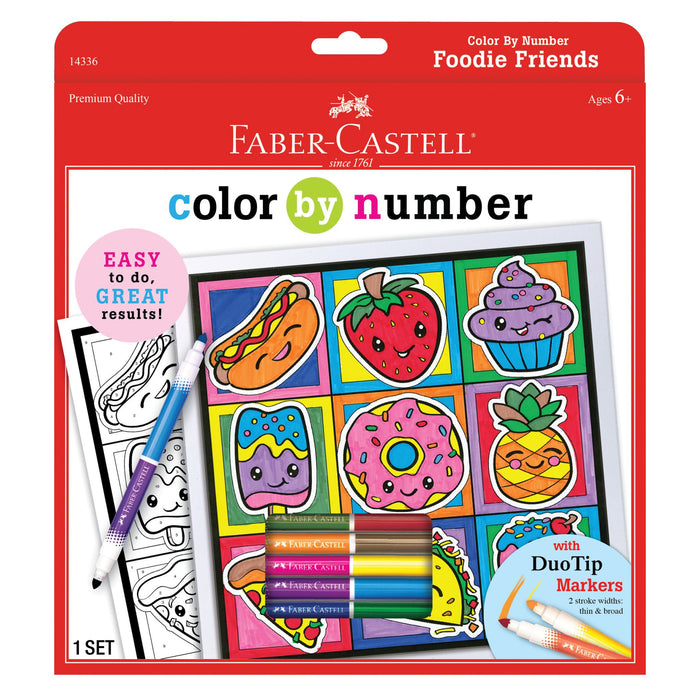 Color By Number Foodie Friends - JKA Toys
