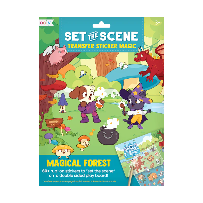 Magical Forest Set The Scene Transfer Sticker Magic - JKA Toys
